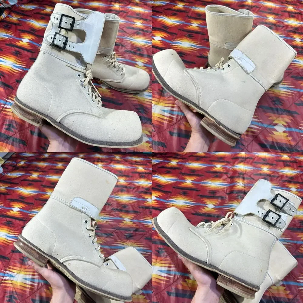 Vintage US Army Winter Combat Boots A. R. Hyde & Sons Men’s Size EX LARGE 13